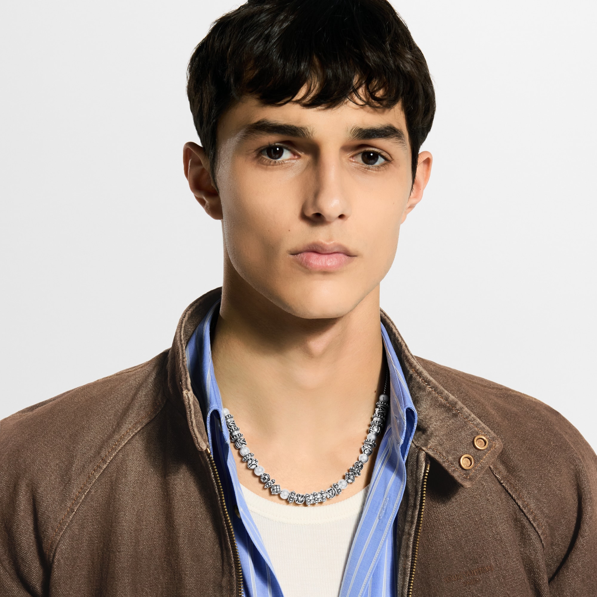 LV Whisper Beads Necklace S00 - Men - Fashion Jewelry | LOUIS